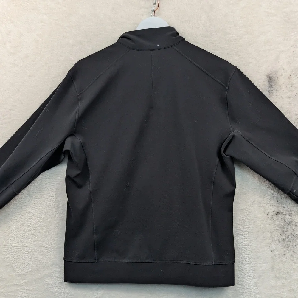 Lululemon Sojourn Jacket Men's Large Black Full Zip Technical Gym Athleisure